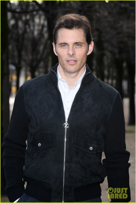 James Marsden is seen arriving at Louis Vuitton Fashion Show 